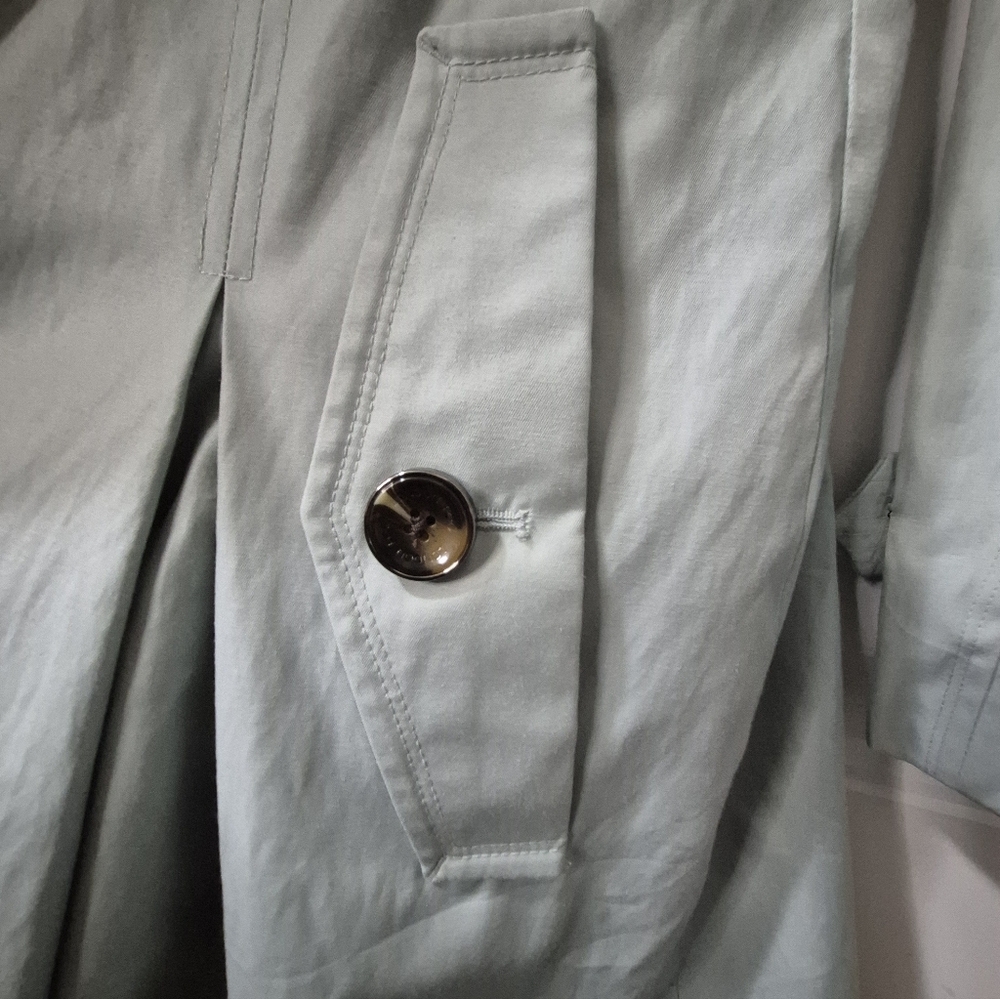 Womens London Fog Trench Coat Size Medium - Picture 6 of 10